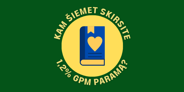 Kviečiame skirti 1,2 proc. pajamų mokesčio Ukrainai