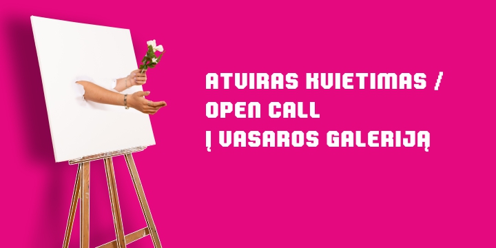 Bibliotekos ATVIRAS KVIETIMAS / OPEN CALL į Vasaros galeriją