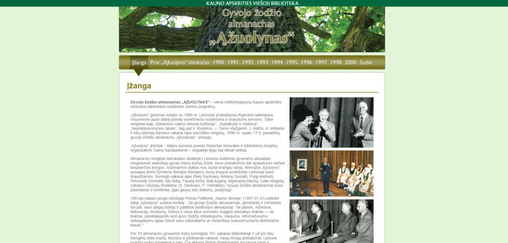 Gyvojo žodžio almanachas