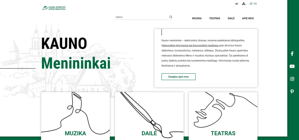Kauno menininkai – elektroninis žinynas