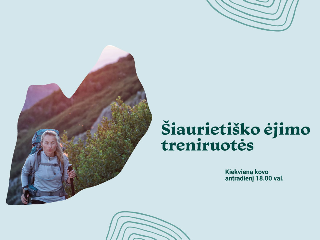 Šiaurietiškas ėjimas grįžta!