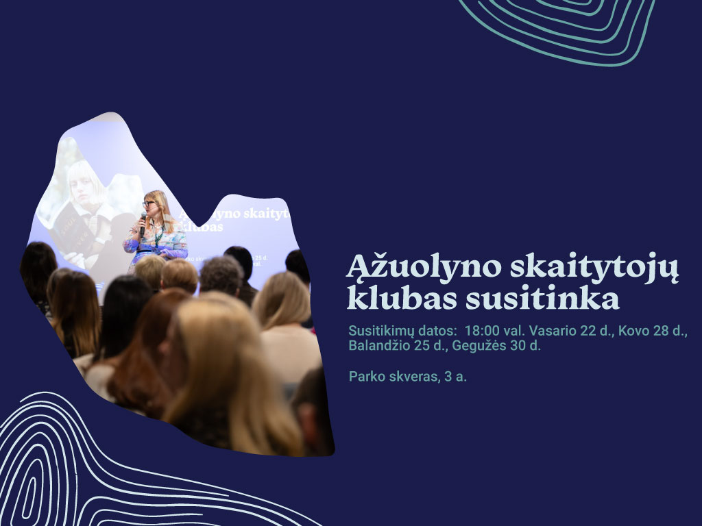 Ąžuolyno skaitytojų klubo artimiausi susitikimai