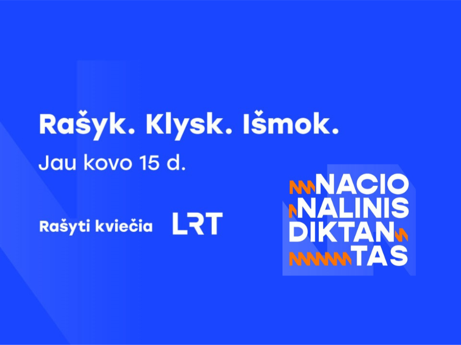 Nacionalinis diktantas Ąžuolyno bibliotekoje.