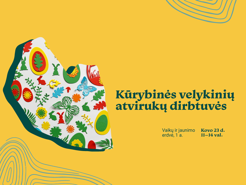 Velykinių atvirukų kūrybinės dirbtuvės