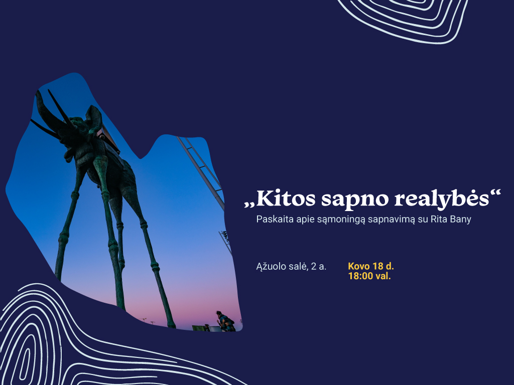 Paskaita apie sąmoningą sapnavimą su Rita Bany