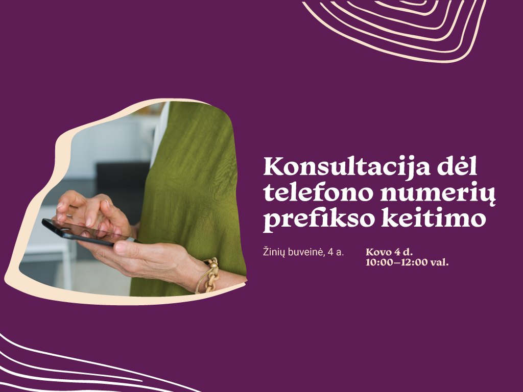 Konsultacija dėl telefono numerių prefikso keitimo