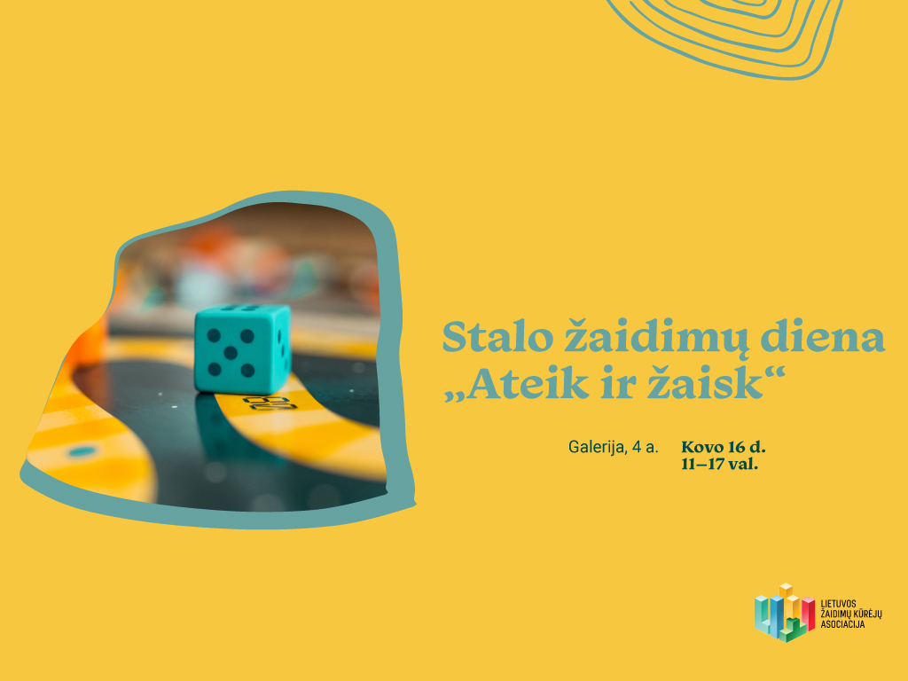 Stalo žaidimų diena „Ateik ir žaisk“