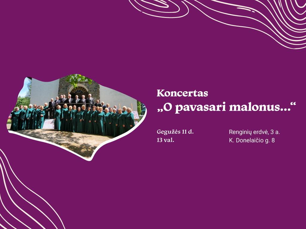 Koncertas „O pavasari malonus...“