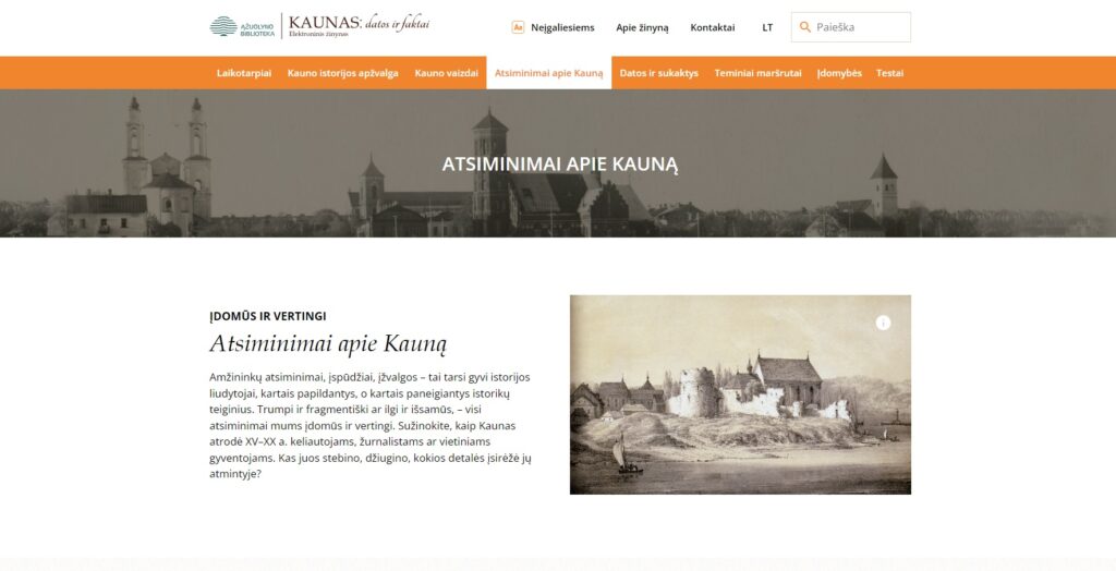 atsiminimai apie Kauną