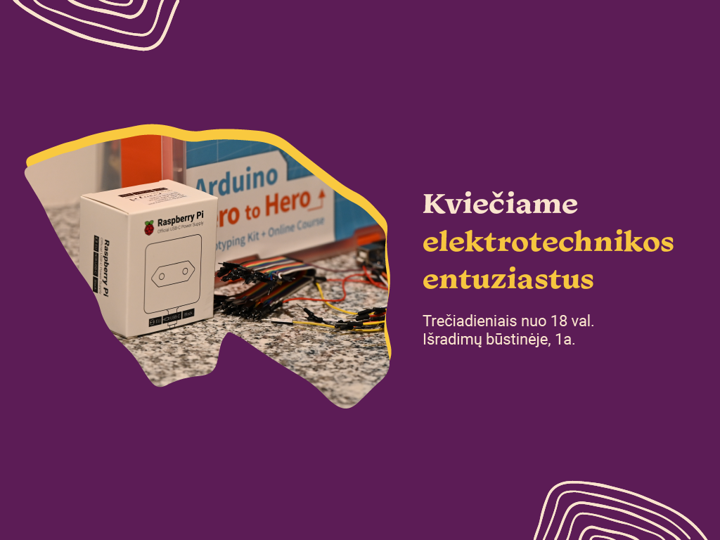 Kviečiame elektrotechnikus entuziastus