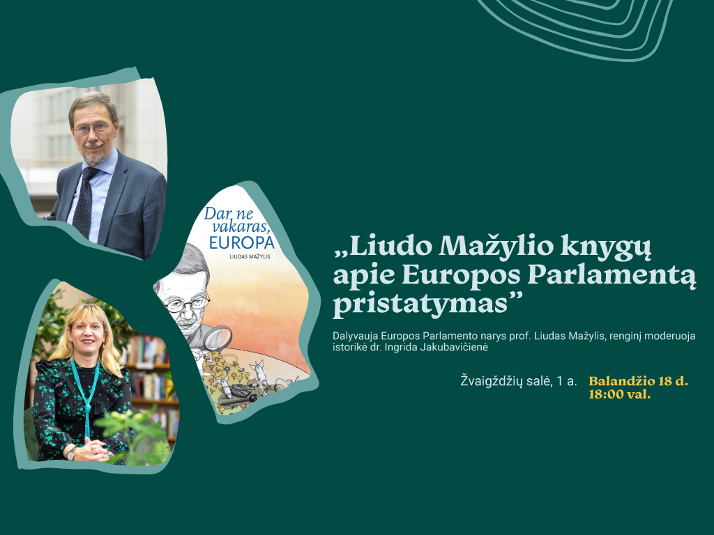 Liudo Mažylio knygų apie Europos Parlamentą pristatymas