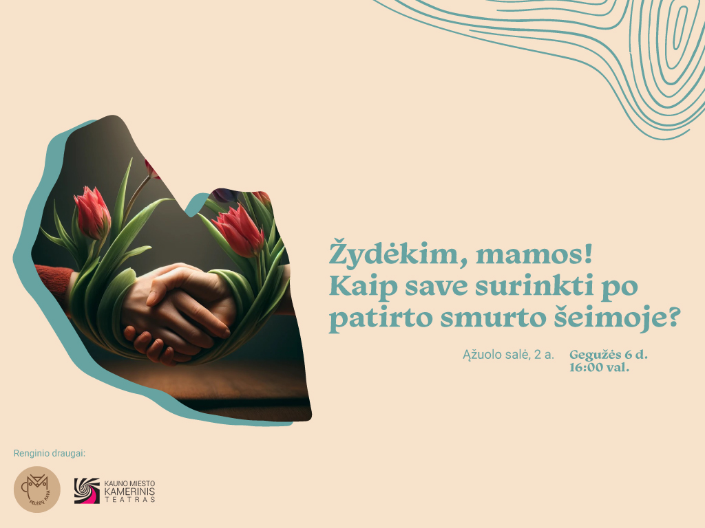 Gegužės 6 d. 16 val. Ąžuolyno bibliotekos Ąžuolo salėje (Radastų g. 2, 2 a.) vyks socialinis renginys moterims „Žydėkim, mamos! Kaip save surinkti po patirto smurto šeimoje?“. Jis skirtas mamoms, patiriančioms ar patyrusioms sudėtingą socialinę ir ekonominę krizę – smurtą artimoje aplinkoje, skyrybas, finansinį nestabilumą, emocinį disbalansą, vienišumą.