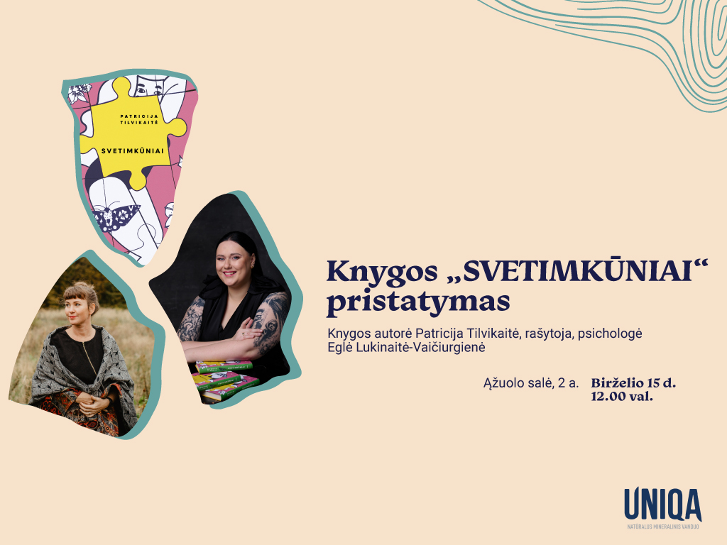Patricijos Tilvikaitės knygos „Svetimkūniai“ pristatymas