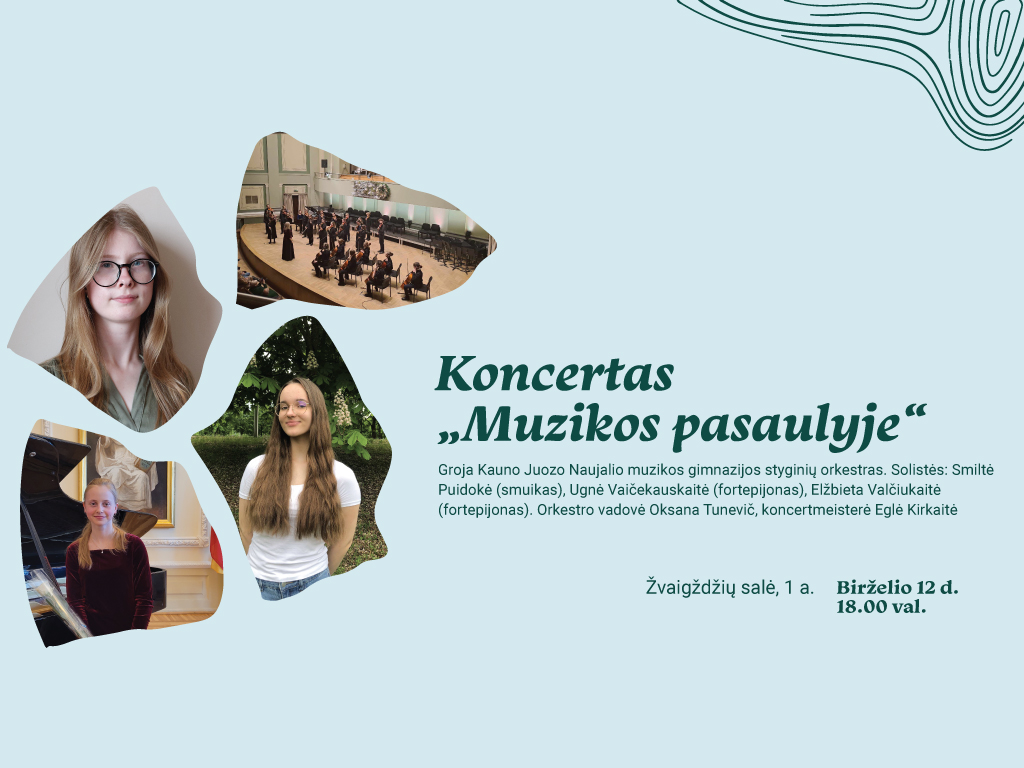 Koncertas „Muzikos pasaulyje“