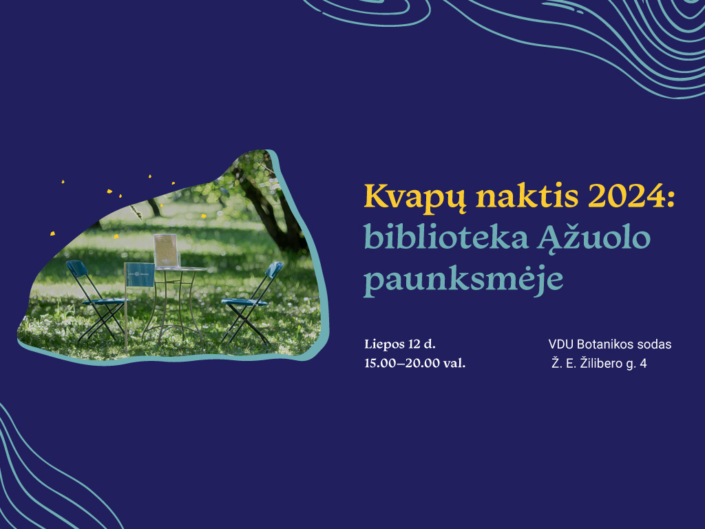 Kvapų naktis 2024: biblioteka Ąžuolo paunksmėje