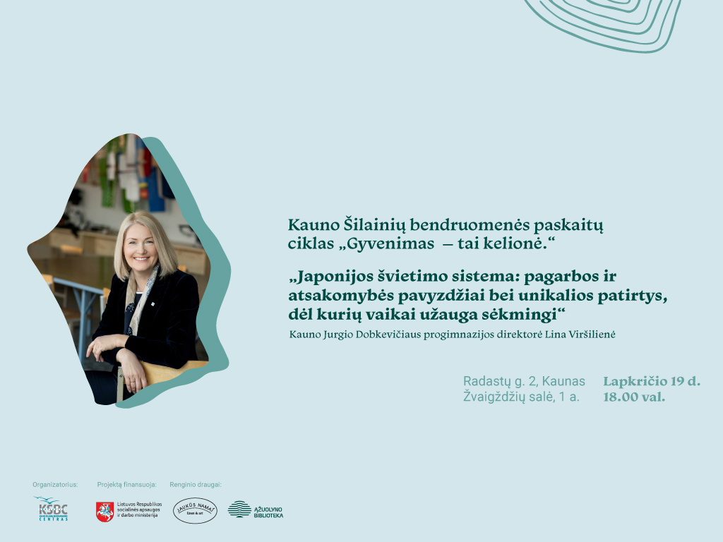 Paskaitų ciklas „Gyvenimas – tai kelionė, arba Rytų ir Vakarų susitikimas“