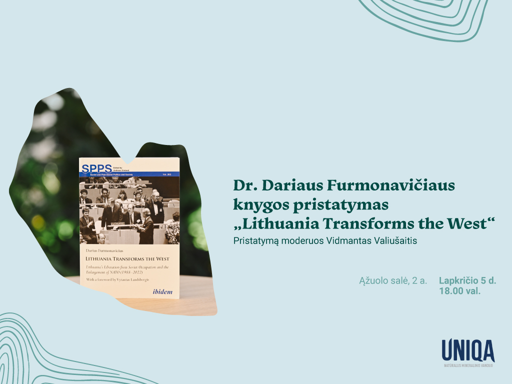 Knygos „Lithuania Transforms the West“ pristatymas