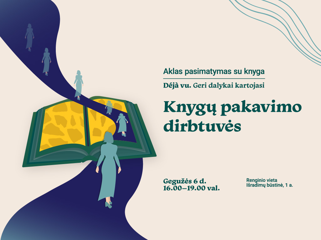 Knygų pakavimo dirbtuvės. „Aklas pasimatymas su knyga“