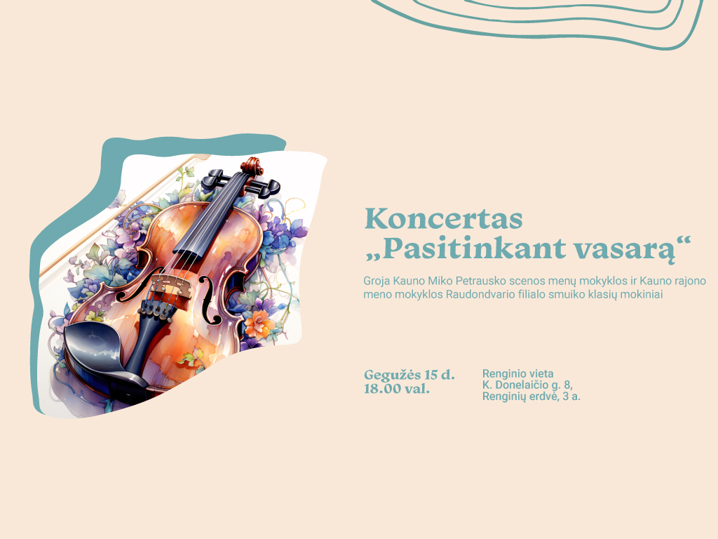 Koncertas „Pasitinkant vasarą“