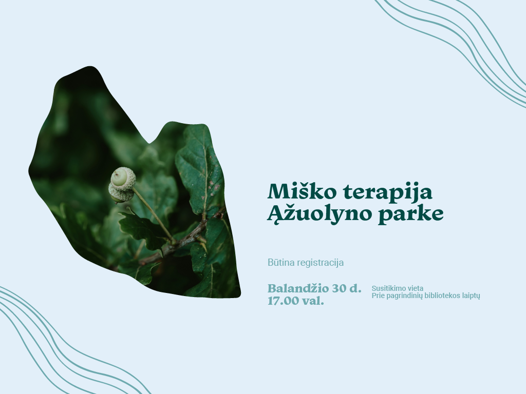 Miško terapija Ąžuolyno parke