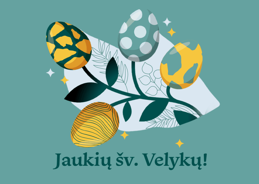 Šviesių ir džiugių šv. Velykų! Linkime, kad ši šventė atneštų į jūsų namus šilumą ir prasmingas akimirkas. Tegul knygos ir mintys atskleidžia pasaulį, o širdis lieka kupina meilės ir ramybės. Ąžuolyno biblioteka