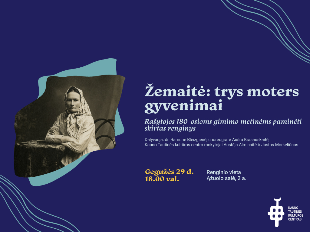 Šiais metais gegužės 31 d. švęsime 180-ąjį Žemaitės gimtadienį, todėl kviečiame jam pasiruošti ir pasipuošti skarelėmis. Šiam jubiliejui paminėti gegužės 29 d., ketvirtadienį, 18.00 val. Ąžuolyno bibliotekos Ąžuolo salėje (Radastų g. 2, 2 a.) vyks renginys „Žemaitė: trys moters gyvenimai“.