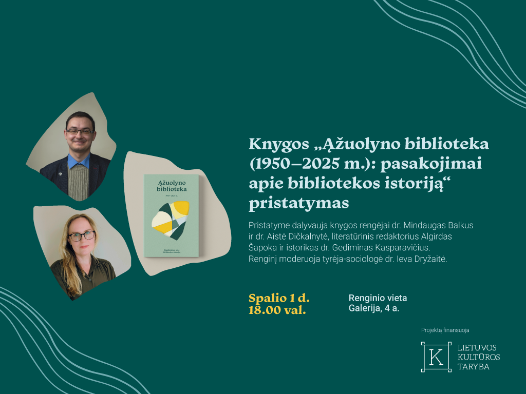 Ąžuolyno bibliotekos istorija atsiveria visuomenei