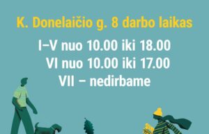 Bibliotekos darbo laikas