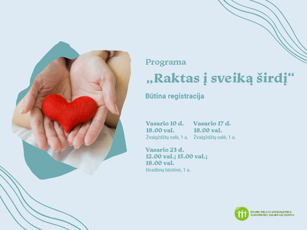 Programa „Raktas į sveiką širdį“
