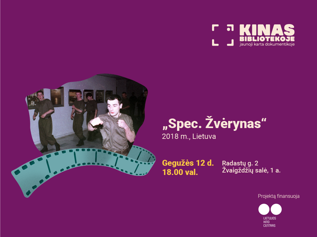 Dokumentinis kinas kaip būdas suprasti jauną žmogų. Filmo „Spec. Žvėrynas“ peržiūra Ąžuolyno bibliotekoje