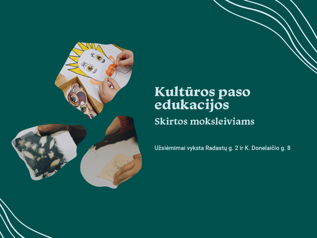 Kultūros paso edukacijos bibliotekoje