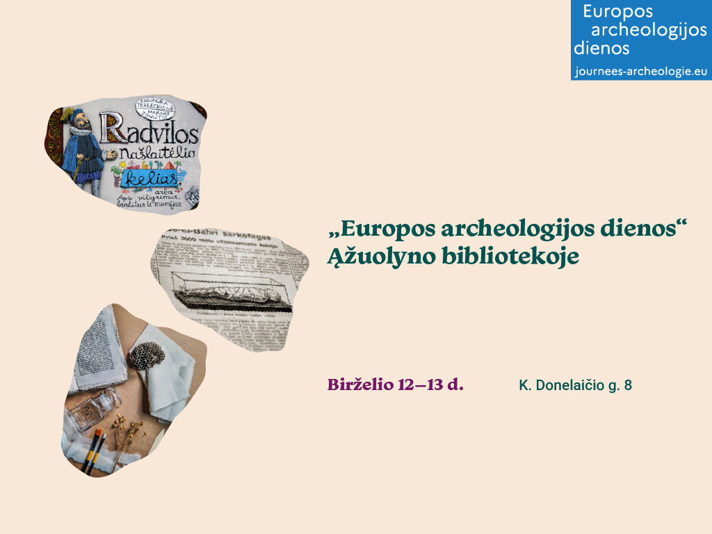 „Europos archeologijos dienos 2026“ Ąžuolyno bibliotekoje