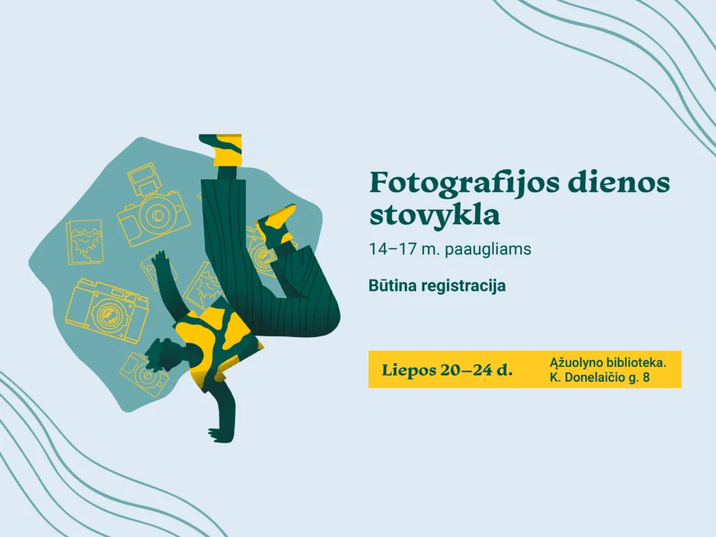 Fotografijos dienos stovykla paaugliams