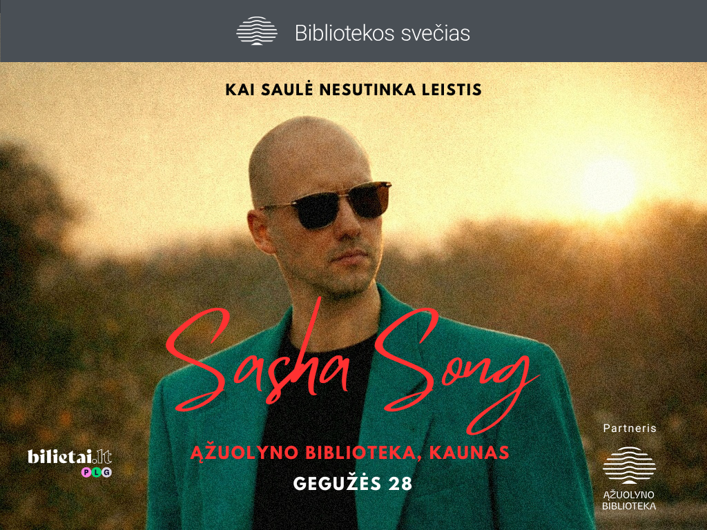 SASHA SONG akustinis koncertas „Kai saulė nesutinka leistis“