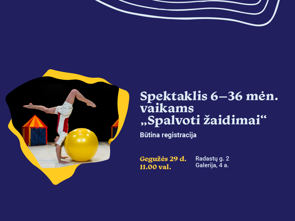 Gegužės 29 d. 11.00 val. mažųjų žiūrovų ir jų tėvų laukia ypatingas susitikimas su spalvomis, judesiu ir pirmosiomis teatro patirtimis. Šokio teatras „Dansema“ kviečia į spektaklį „Spalvoti žaidimai“.